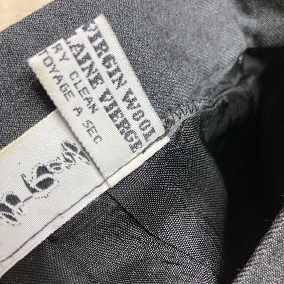 HOLT RENFREW CANADA Wool Ruffle Hem‎ Midi Skirt XS - Picture 5 of 6